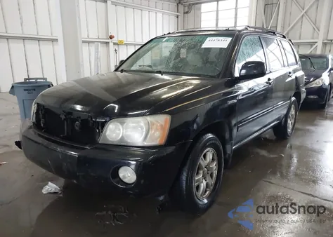 2003 Toyota Highlander Limited V6 z USA, uszkodzony, nr VIN JTEGF21A230090929